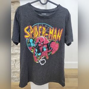 Marvel Spider-Man Kids Gray T-Shirt